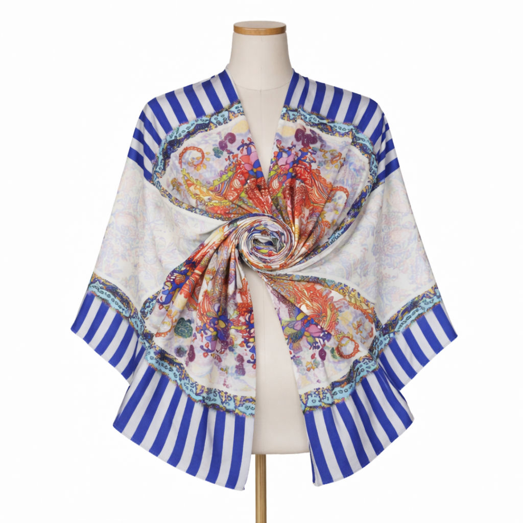 Paisley Print Fusion Scarf